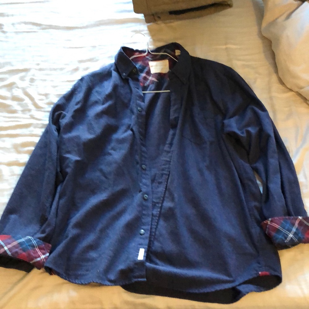 Long sleeve winter-style dress shirt size XL